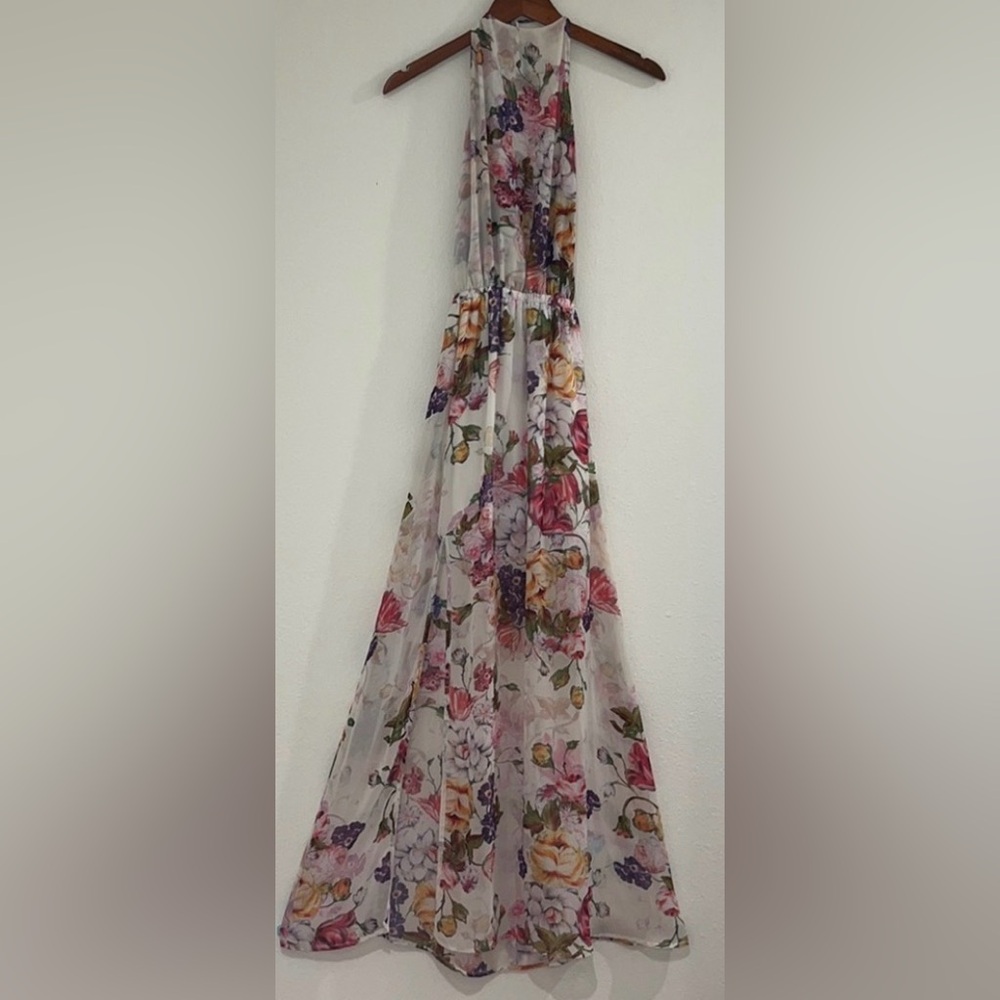 Show Me Your Mumu Heather Halter Dress ~ in Best Friend Floral - Picture 3 of 13